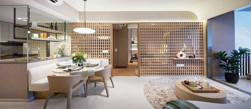 Dining and kitchen (for illustration only)