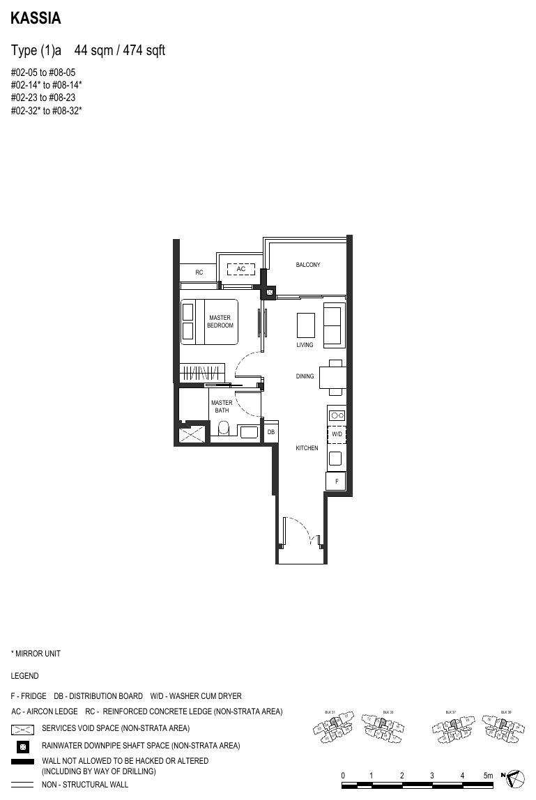 1-Bedroom, Type (1)a
