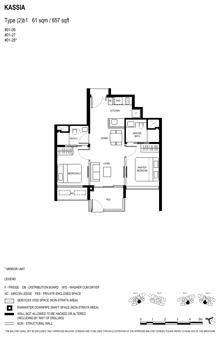 2-Bedroom, Type (2)b1